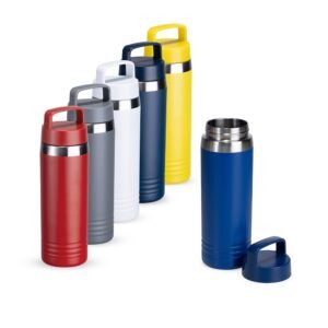 Garrafa Térmica Personalizável em Inox 700 ml com Parede Dupla com Tampa